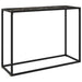 Masă consolă, negru, 100x35x75 cm, sticlă securizată - WALTI WALTI