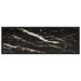 Masă consolă, negru, 100x35x75 cm, sticlă securizată - WALTI WALTI