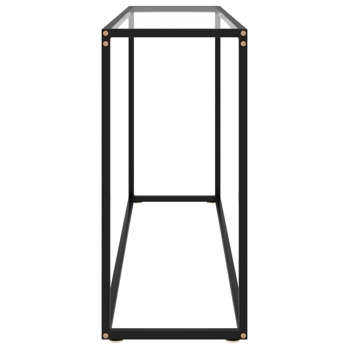 Masă consolă, transparent, 120x35x75 cm, sticlă securizată - WALTI WALTI