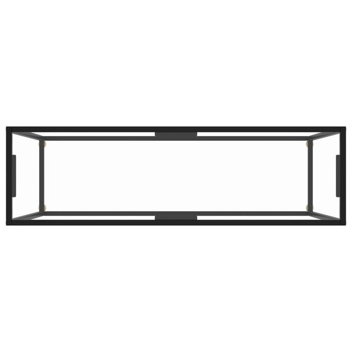 Masă consolă, transparent, 120x35x75 cm, sticlă securizată - WALTI WALTI