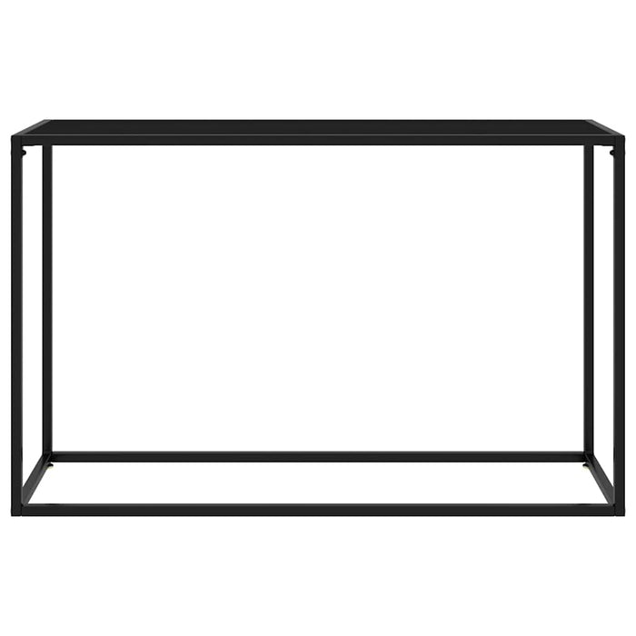Masă consolă, negru, 120x35x75 cm, sticlă securizată - WALTI WALTI
