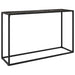 Masă consolă, negru, 120x35x75 cm, sticlă securizată - WALTI WALTI