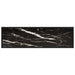 Masă consolă, negru, 120x35x75 cm, sticlă securizată - WALTI WALTI