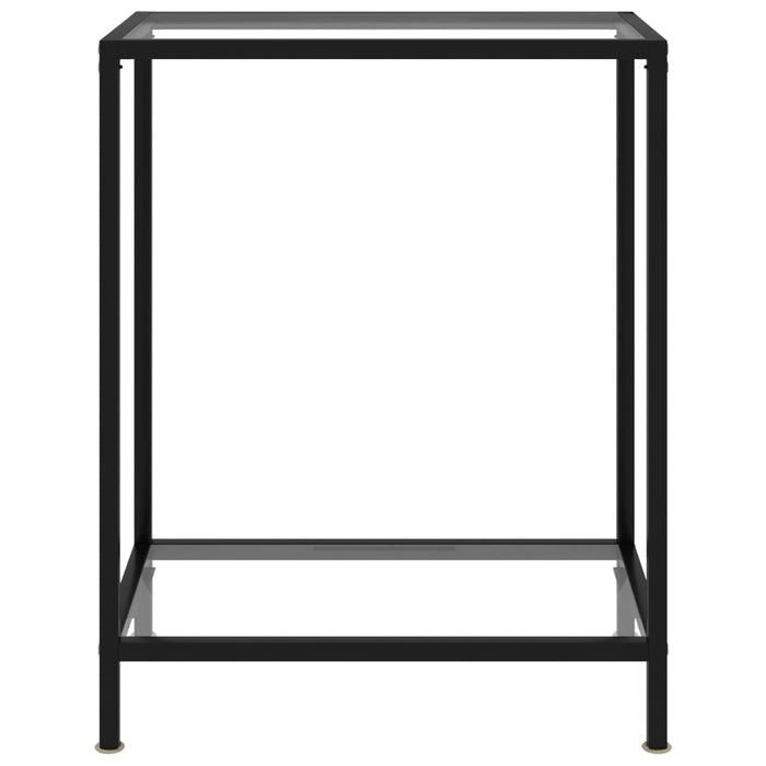 Masă consolă, transparent, 60 x 35 x 75 cm, sticlă securizată - WALTI WALTI