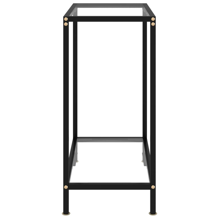 Masă consolă, transparent, 60 x 35 x 75 cm, sticlă securizată - WALTI WALTI