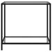 Masă consolă, transparent, 80 x 35 x 75 cm, sticlă securizată - WALTI WALTI