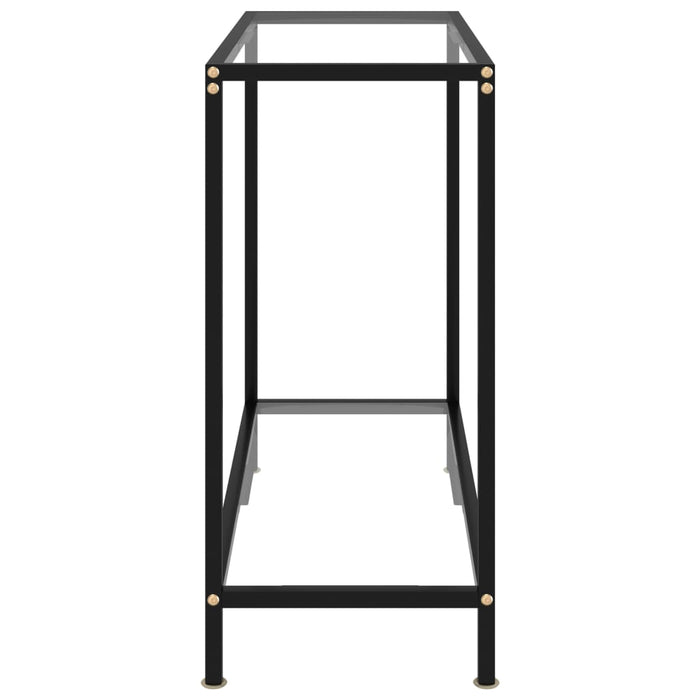 Masă consolă, transparent, 80 x 35 x 75 cm, sticlă securizată - WALTI WALTI