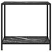 Masă consolă, negru, 80 x 35 x 75 cm, sticlă securizată - WALTI WALTI
