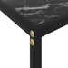 Masă consolă, negru, 80 x 35 x 75 cm, sticlă securizată - WALTI WALTI