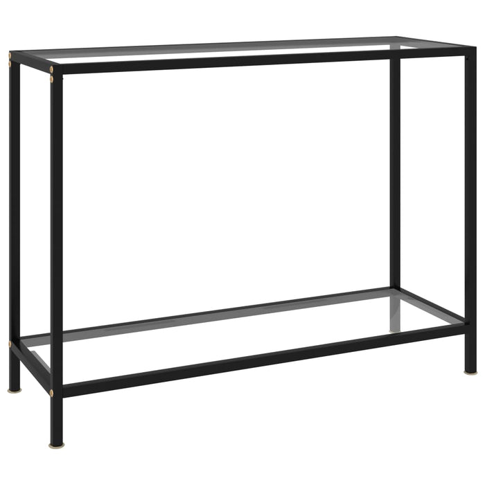 Masă consolă, transparent, 100 x 35 x 75 cm, sticlă securizată - WALTI WALTI