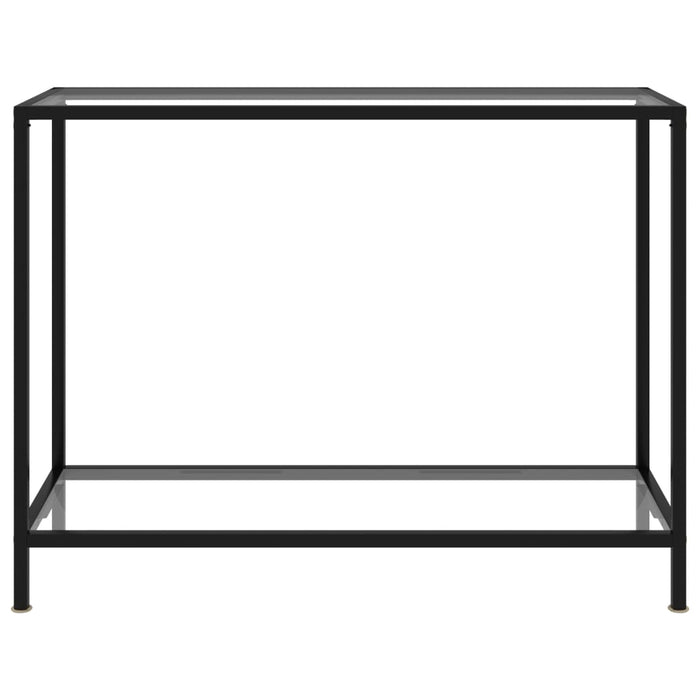 Masă consolă, transparent, 100 x 35 x 75 cm, sticlă securizată - WALTI WALTI