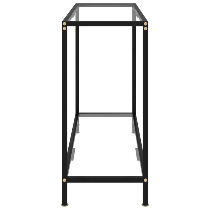 Masă consolă, transparent, 100 x 35 x 75 cm, sticlă securizată - WALTI WALTI