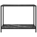Masă consolă, negru, 100 x 35 x 75 cm, sticlă securizată - WALTI WALTI