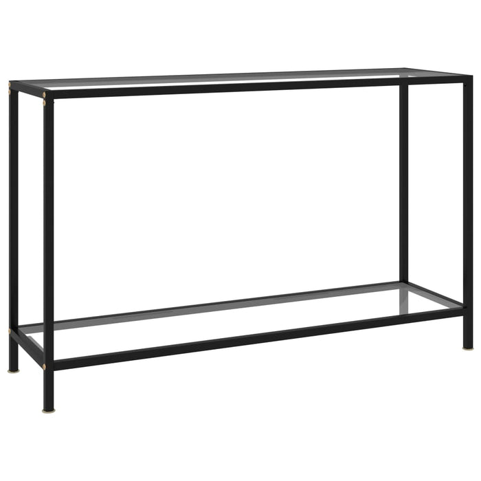 Masă consolă, transparent, 120 x 35 x 75 cm, sticlă securizată - WALTI WALTI
