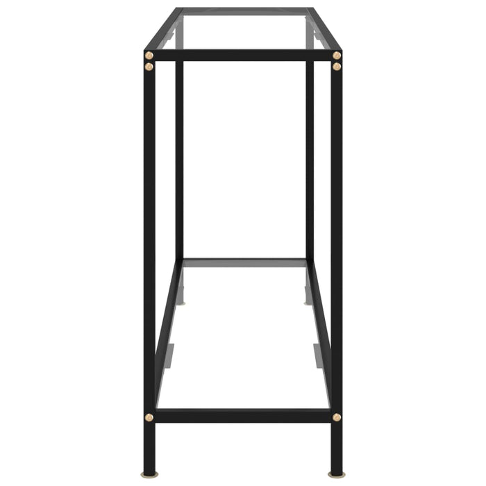 Masă consolă, transparent, 120 x 35 x 75 cm, sticlă securizată - WALTI WALTI