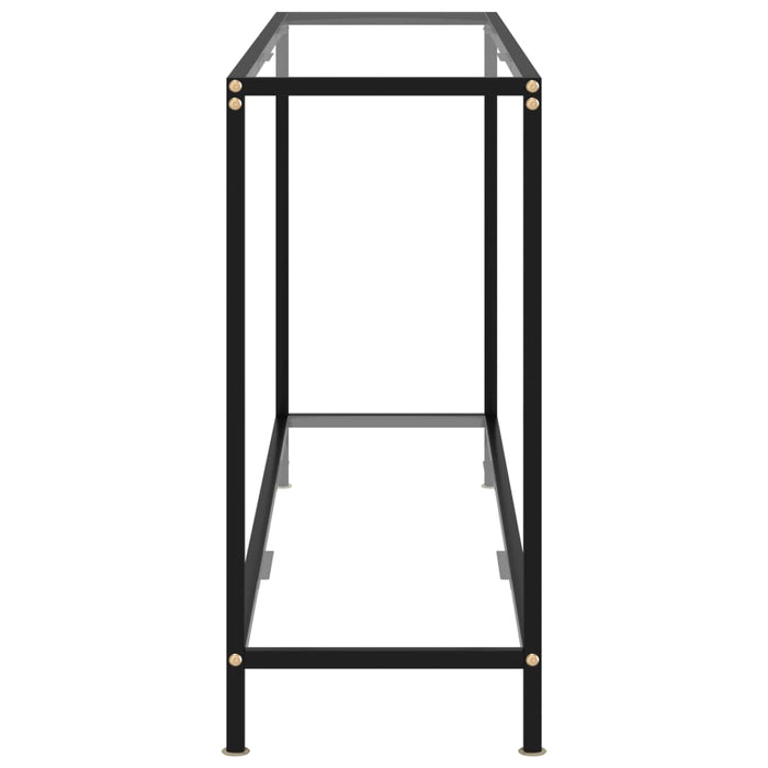 Masă consolă, transparent, 160 x 35 x 75 cm, sticlă securizată WALTI