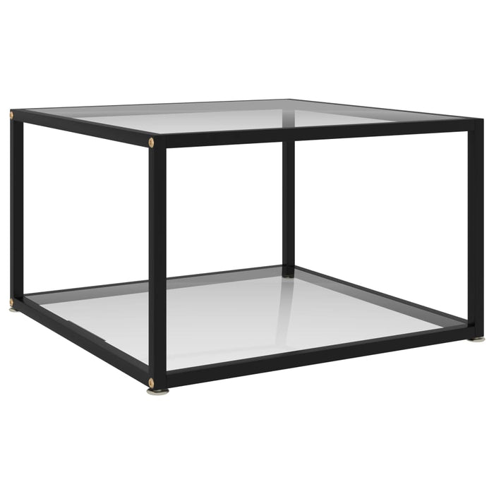 Măsuță de cafea, transparent, 60x60x35 cm, sticlă securizată - WALTI WALTI