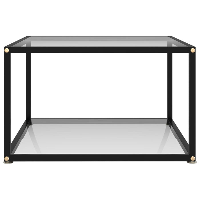 Măsuță de cafea, transparent, 60x60x35 cm, sticlă securizată - WALTI WALTI