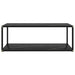 Măsuță de cafea, negru, 100x50x35 cm, sticlă securizată - WALTI WALTI