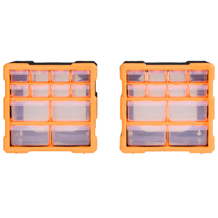 Organizatoare cu 12 sertare, 2 buc., 26,5 x 16 x 26 cm - WALTI WALTI