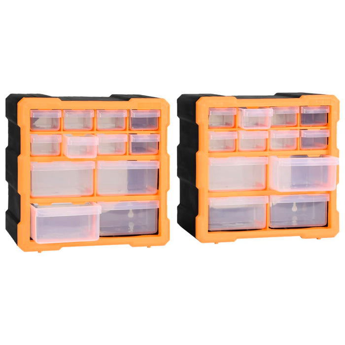 Organizatoare cu 12 sertare, 2 buc., 26,5 x 16 x 26 cm - WALTI WALTI