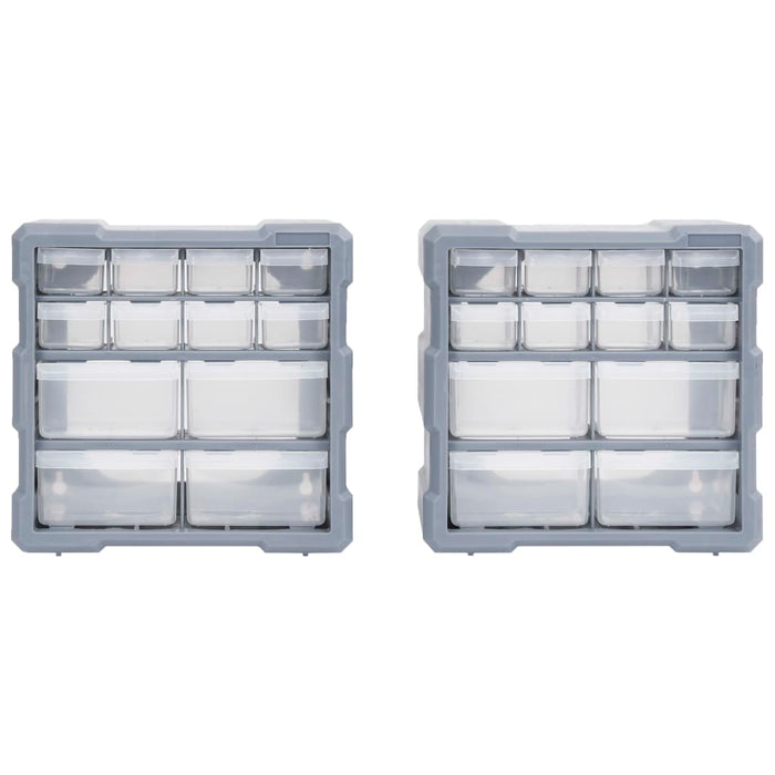 Organizatoare cu 12 sertare, 2 buc., 26,5 x 16 x 26 cm - WALTI WALTI