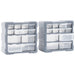 Organizatoare cu 12 sertare, 2 buc., 26,5 x 16 x 26 cm - WALTI WALTI