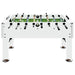 Masă de fotbal, alb, 140x74,5x87,5 cm, oțel, 60 kg - WALTI WALTI