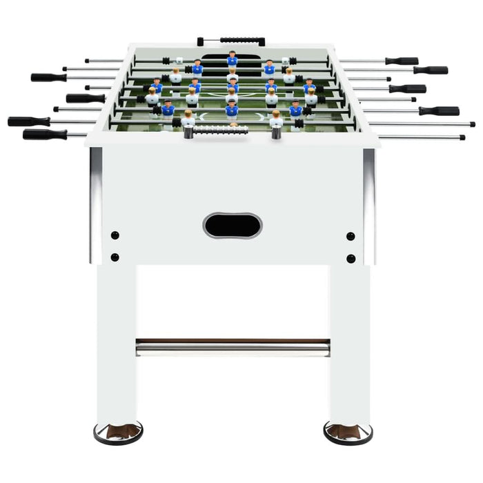 Masă de fotbal, alb, 140x74,5x87,5 cm, oțel, 60 kg - WALTI WALTI
