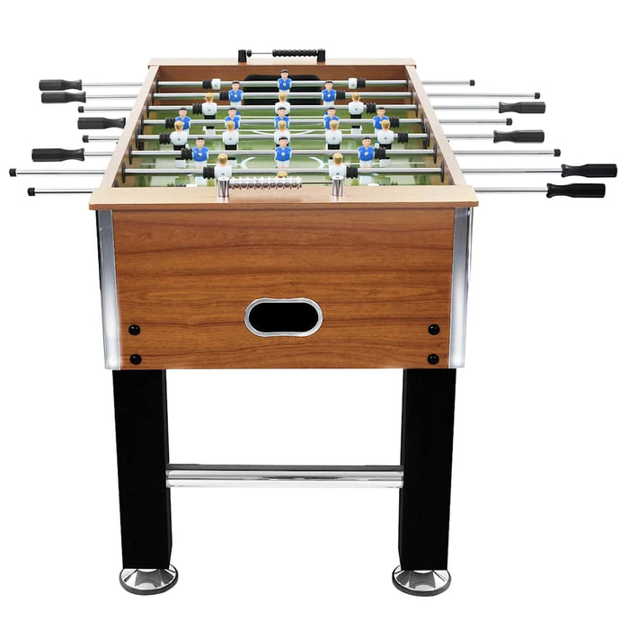 Masă de fotbal, maro deschis/negru, 140x74,5x87,5cm, oțel, 60kg - WALTI WALTI