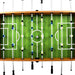 Masă de fotbal, maro deschis/negru, 140x74,5x87,5cm, oțel, 60kg - WALTI WALTI