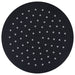 Cap de duș tip ploaie rotund, negru, 20 cm, oțel inoxidabil - WALTI WALTI