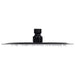Cap de duș tip ploaie rotund, negru, 20 cm, oțel inoxidabil - WALTI WALTI