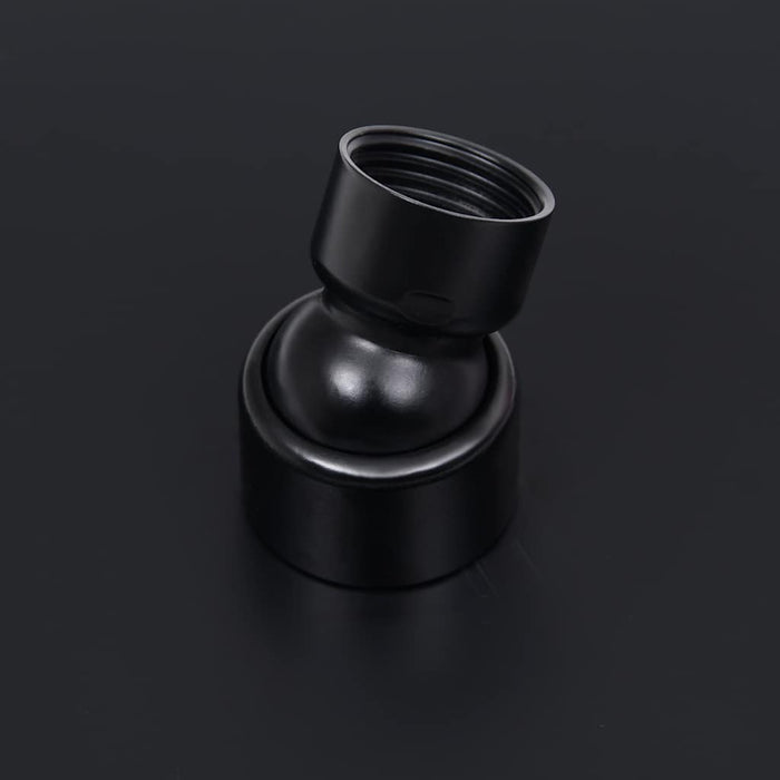Cap de duș tip ploaie rotund, negru, 20 cm, oțel inoxidabil - WALTI WALTI