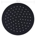 Cap de duș tip ploaie rotund, negru, 20 cm, oțel inoxidabil - WALTI WALTI