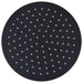Cap de duș tip ploaie rotund, negru, 25 cm, oțel inoxidabil - WALTI WALTI