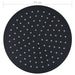Cap de duș tip ploaie rotund, negru, 25 cm, oțel inoxidabil - WALTI WALTI