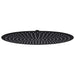 Cap de duș tip ploaie rotund, negru, 50 cm, oțel inoxidabil - WALTI WALTI