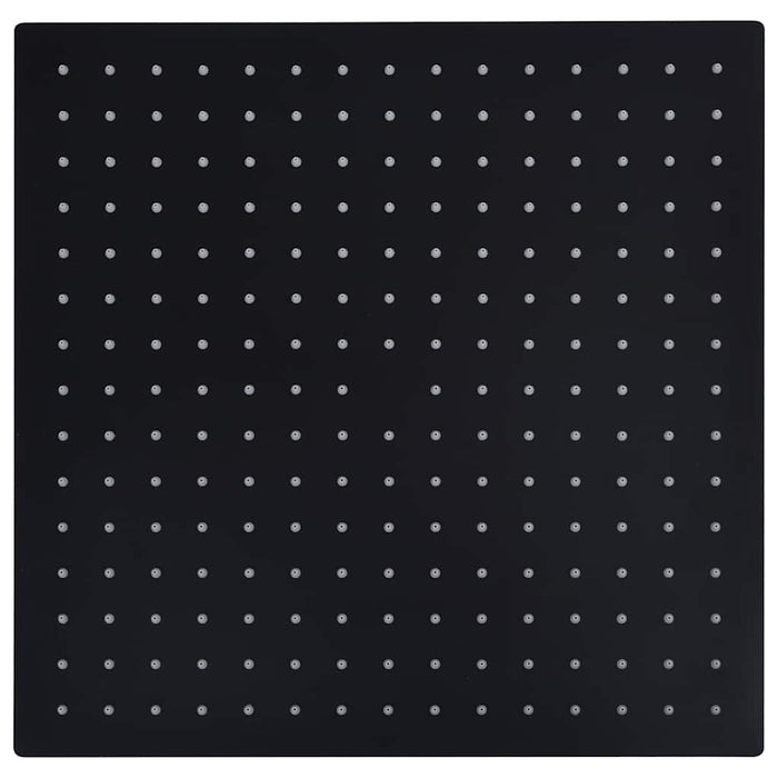 Cap de duș tip ploaie pătrat, negru, 40x40 cm, oțel inoxidabil - WALTI WALTI