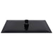 Cap duș dreptunghiular tip ploaie negru 30x20cm oțel inoxidabil - WALTI WALTI