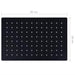 Cap duș dreptunghiular tip ploaie negru 30x20cm oțel inoxidabil - WALTI WALTI