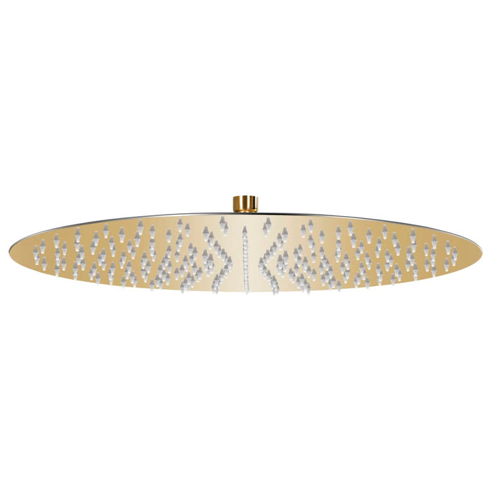 Cap de duș tip ploaie rotund, auriu, 40 cm, oțel inoxidabil - WALTI WALTI