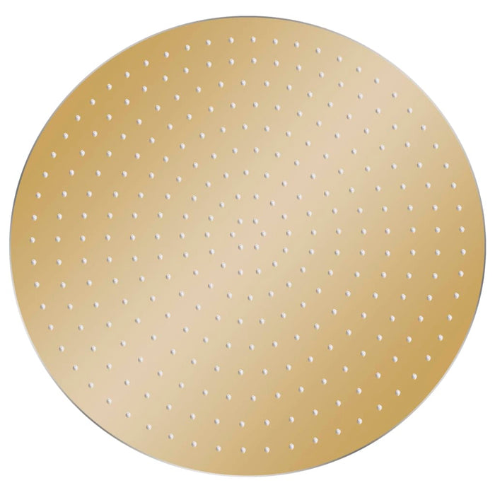 Cap de duș tip ploaie rotund, auriu, 40 cm, oțel inoxidabil - WALTI WALTI