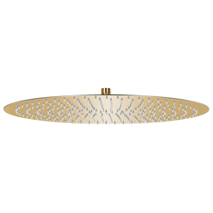 Cap de duș tip ploaie rotund, auriu, 50 cm, oțel inoxidabil - WALTI WALTI