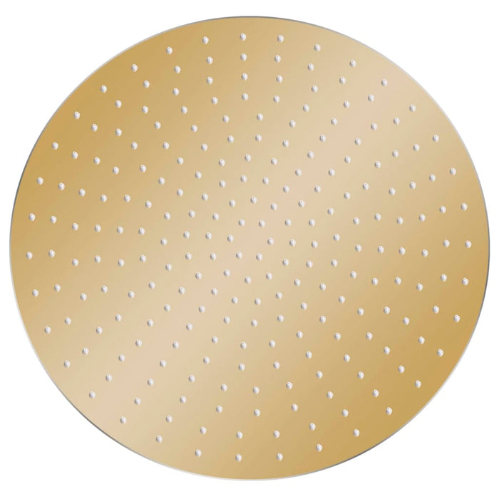 Cap de duș tip ploaie rotund, auriu, 50 cm, oțel inoxidabil - WALTI WALTI