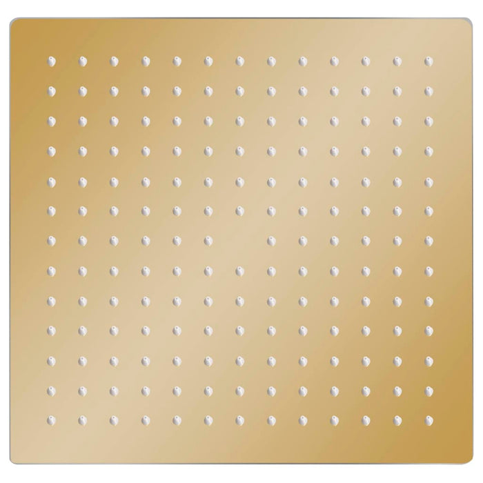 Cap de duș tip ploaie pătrat, auriu, 25x25 cm, oțel inoxidabil - WALTI WALTI