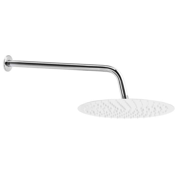 Braț suport duș, rotund, argintiu, 40 cm, oțel inoxidabil 201 WALTI
