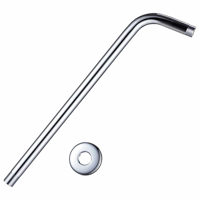 Braț suport duș, rotund, argintiu, 40 cm, oțel inoxidabil 201 WALTI