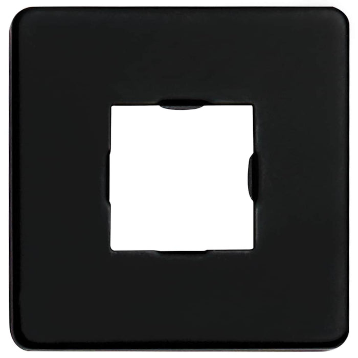 Braț suport de duș, pătrat, negru, 40 cm, oțel inoxidabil 201 - WALTI WALTI