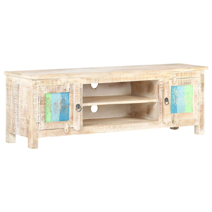 Comodă TV, 120 x 30 x 40 cm, lemn de acacia nefinisat - WALTI WALTI